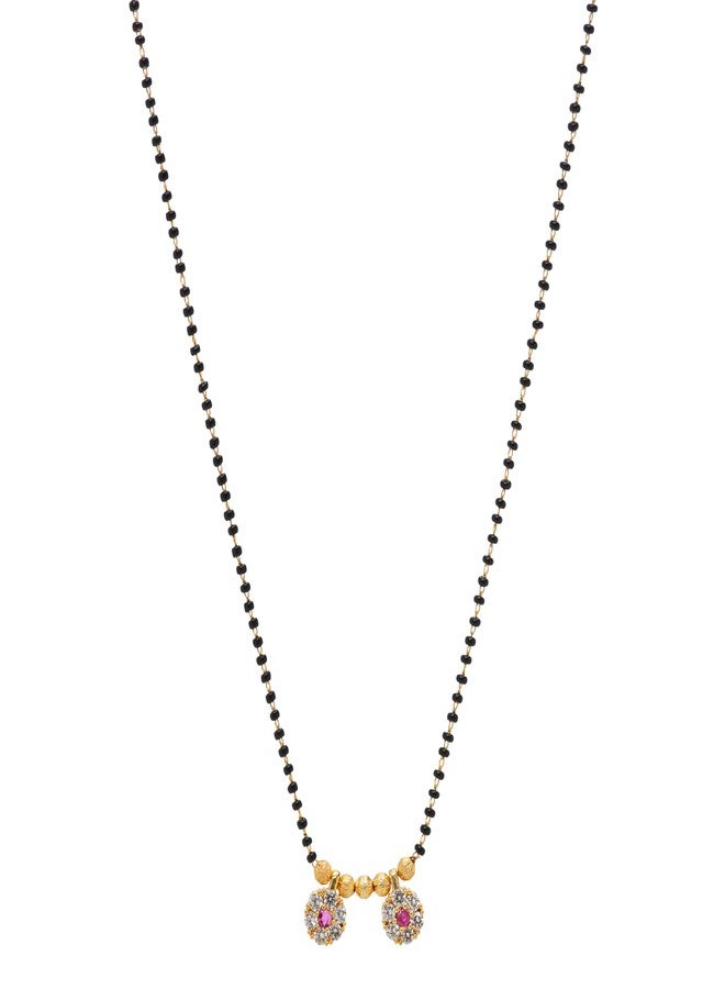 Heeva Creation Stylish Mangalsutra Black Beads For Women.PAck Of 1.(Colour-Multi). - Image 1