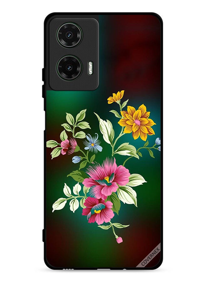 Covernex Motorola Moto G35 5G Protective Case Cover HD Flowers - Image 1