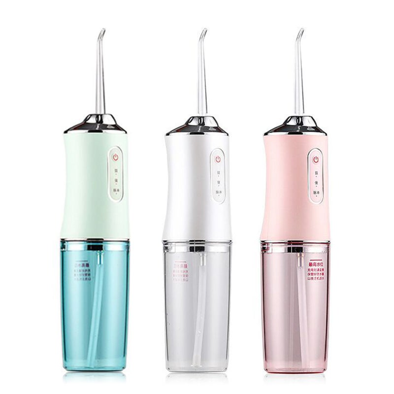 Water Flosser Oral Irrigator Multiple Modes Detachable Water Tank for Teeth Cleaning IPX7 Waterproof USB Rechargeable Electric Water Flossing Device - Image 3