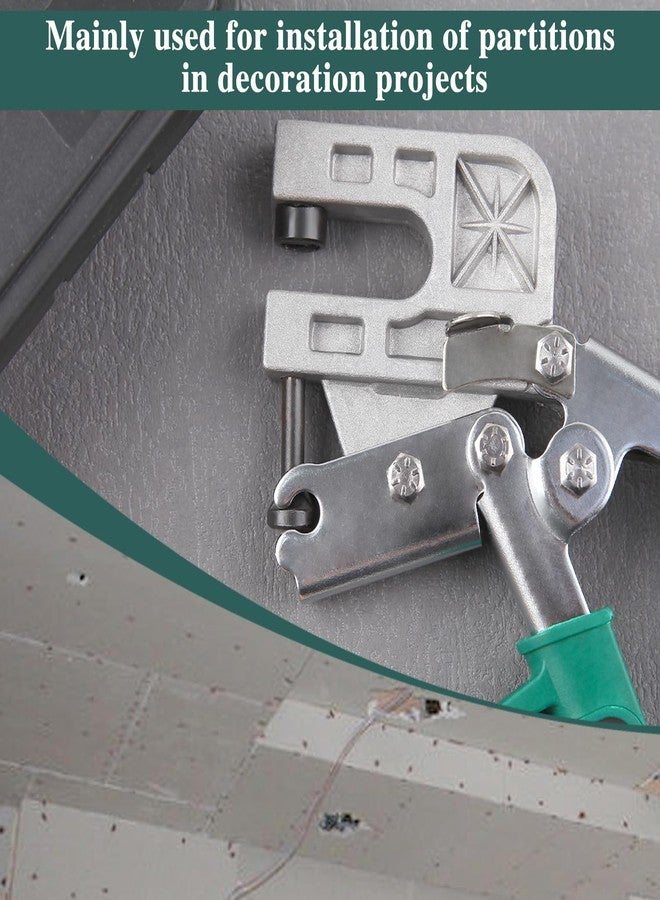 LEONTOOL Metal Stud Crimper 10 Inches Punch Lock Crimper Stud Crimper Pliers Drywall Tools, Punch Lock Framing Fastening Crimping Hand Tool for Most Gypsum Board Work Decoration Projects - Image 5