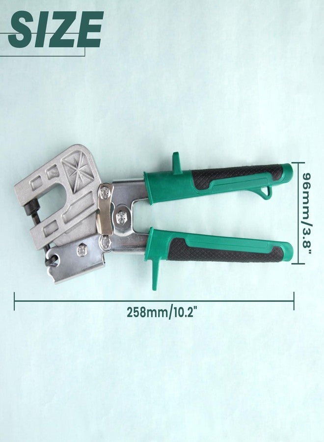 LEONTOOL Metal Stud Crimper 10 Inches Punch Lock Crimper Stud Crimper Pliers Drywall Tools, Punch Lock Framing Fastening Crimping Hand Tool for Most Gypsum Board Work Decoration Projects - Image 4
