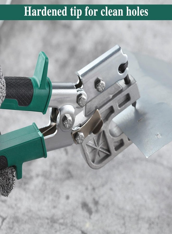 LEONTOOL Metal Stud Crimper 10 Inches Punch Lock Crimper Stud Crimper Pliers Drywall Tools, Punch Lock Framing Fastening Crimping Hand Tool for Most Gypsum Board Work Decoration Projects - Image 2