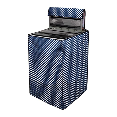 Wings Star Polyvinyl Chloride (PVC) LG Top Load Washing Machine Cover For 6 Kg, 6.2Kg, 6.5Kg, 7Kg (58X58X88Cm) | Waterproof&Dust-Proof Top Loading Fully Automatic Washing Machine Cover For LG, KUM47 - Image 1