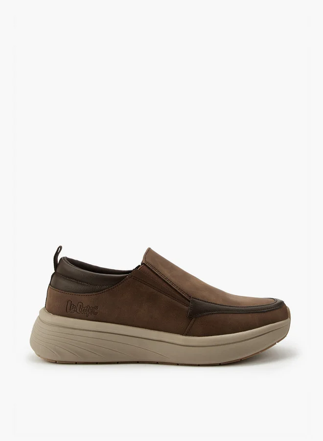 لي كوبر Men's Solid Slip-On Loafers