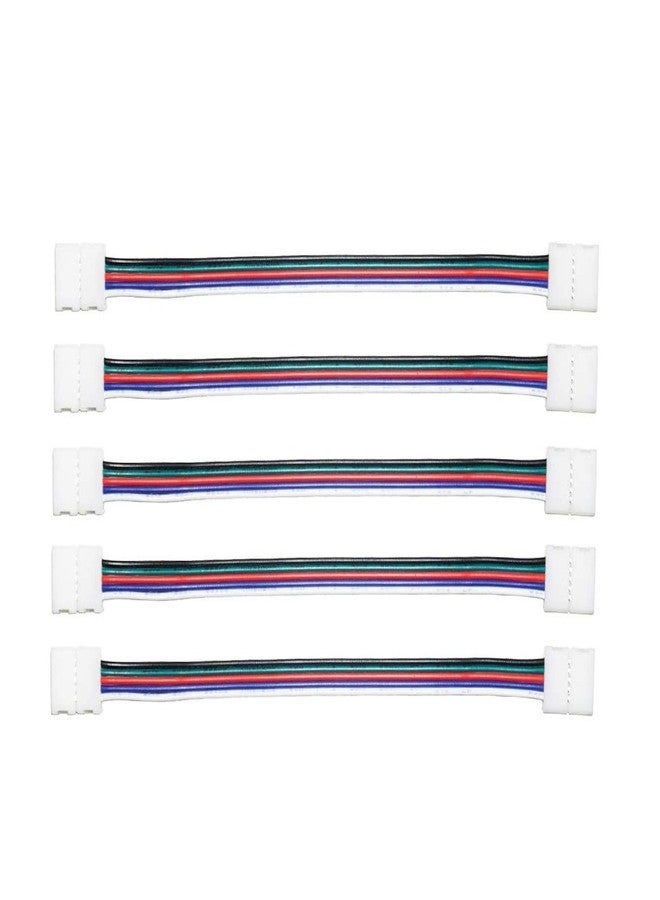 protium LED 5050 RGBW Strip Light Connector 5 Pin Conductor 12 mm Wide Strip to Strip Jumper (5 Pcs) - Image 1