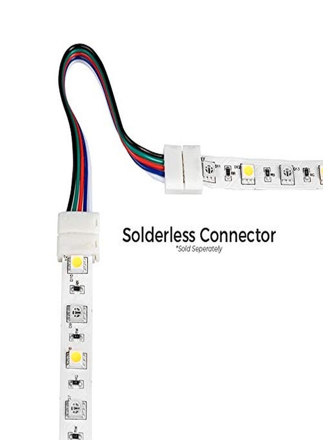 protium LED 5050 RGBW Strip Light Connector 5 Pin Conductor 12 mm Wide Strip to Strip Jumper (5 Pcs) - Image 3