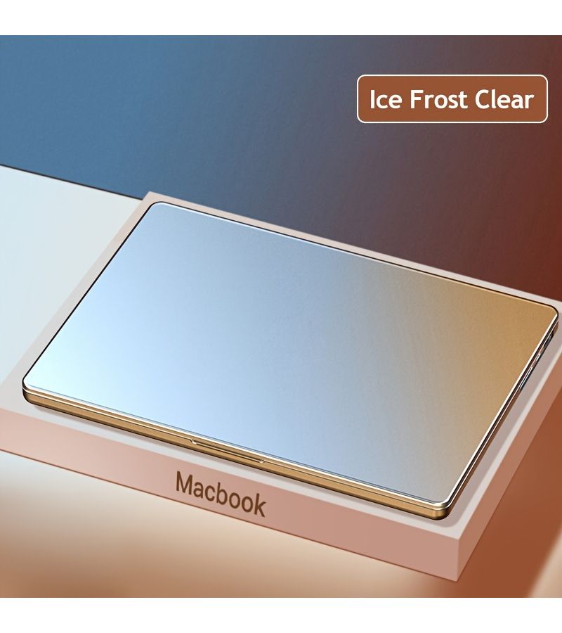 غطاء فضي شفاف فائق النعومة مضاد للصقيع لجهاز MacBook Pro 14 2021 2023 - Image 1