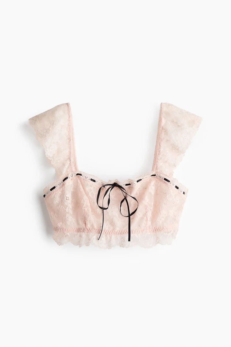 اتش اند ام حمالة صدر باندو من الدانتيل