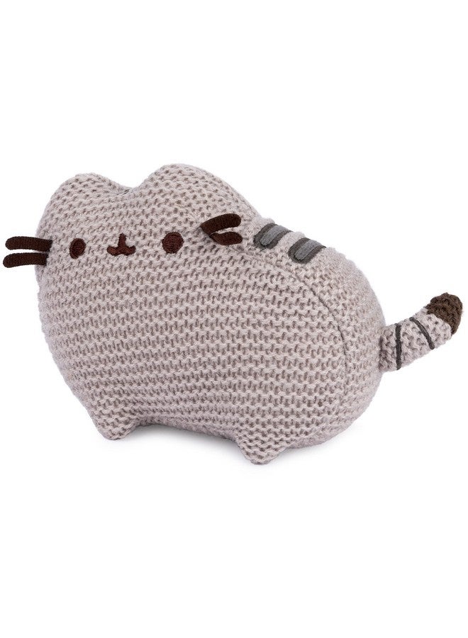 GUND دمية محشوة من بوشين القط مصنوعة من الصوف للأعمار من 8 سنوات وما فوق رمادي 6 إنش - Image 4