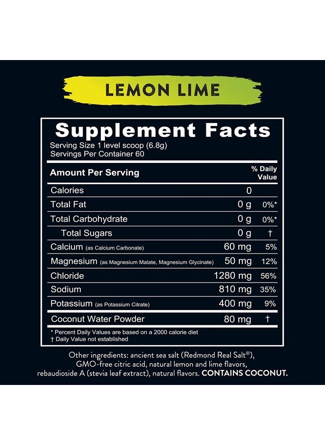 Redmond - Re-Lyte Electrolyte Drink Mix (Lemon Lime)… - Image 1