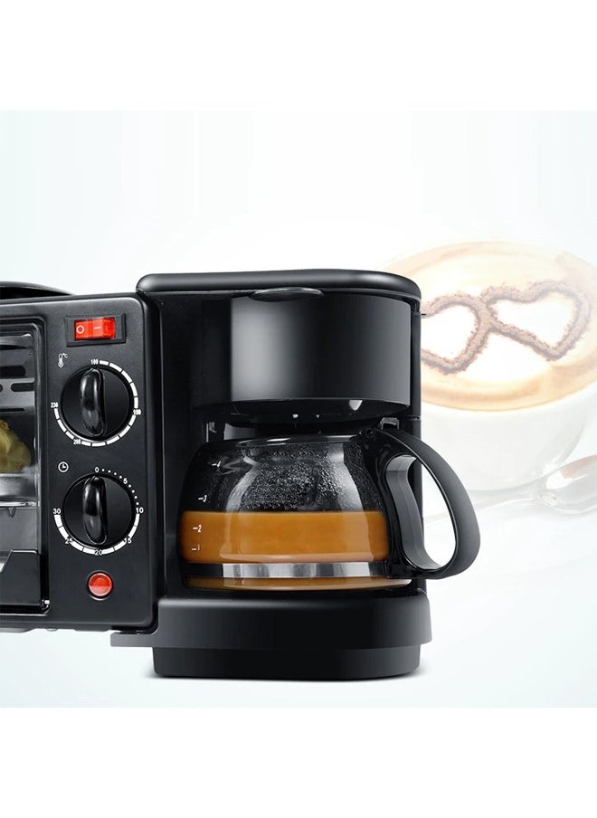 TOSCANA U - 3-in-1 Breakfast Machine With Multi-Function Oven ST-1242 Black - Image 1