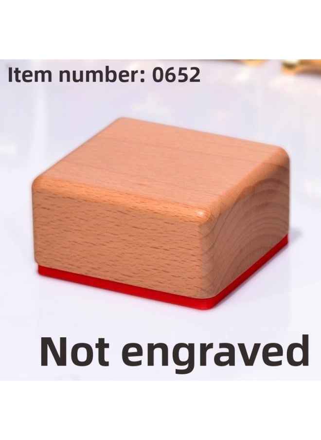 Luowu Music Box Camisa Music Box Solid Wood Square Nostalgic Retro Gift Gift With Engraving And Customization-Color:0652/square Beech Wood Twistdown/with Engraving 01