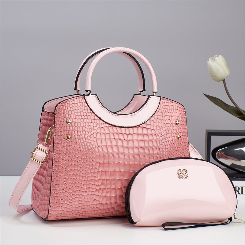 Taizhou Women'S Bag Fashion Crocodile Pattern Large Capacity Handbag Trendy Women'S Crossbody Bag Texturized Middle-Aged Shoulder Bag - Image 1