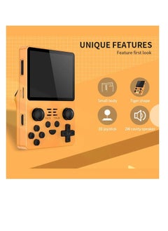 Powkiddy RGB20S Handheld Game Console Retro Open Source System RK3326 3.5-Inch 4:3 IPS Screen Children's Gifts (Yellow, 128GB)  - Image 5