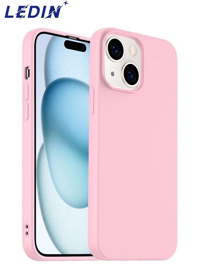 LEDIN Silicone Case for iPhone 14 Plus Silky Soft Touch Full Body Protective Phone Case Shockproof Cover with Microfiber Lining - Image 1