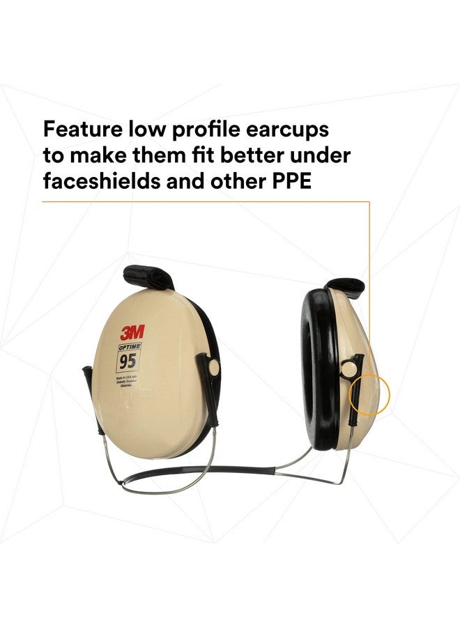 3M 3M Peltor Optime 95 Behind-the-Head Earmuffs, Hearing Conservation H6B/V - Image 5