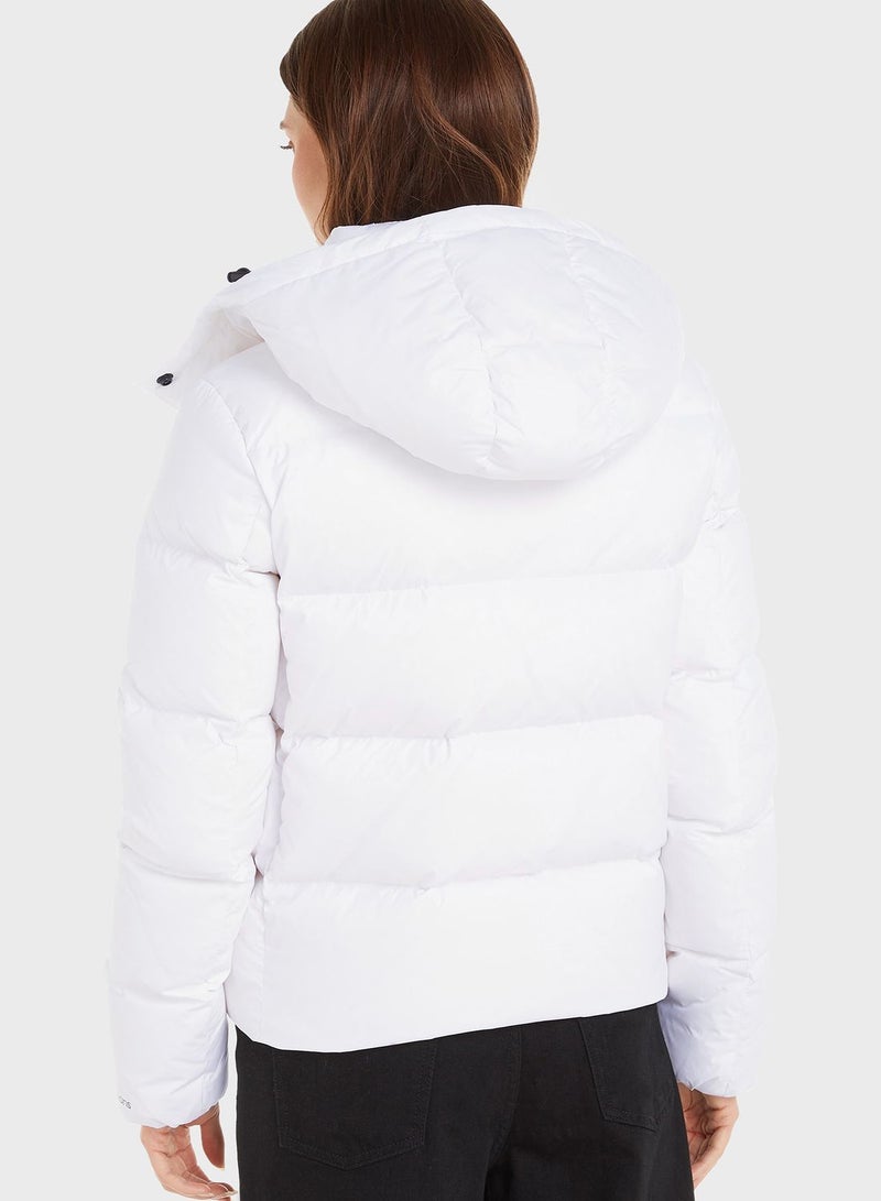 Calvin Klein Jeans Zip Through Puffer Jacket - Image 2