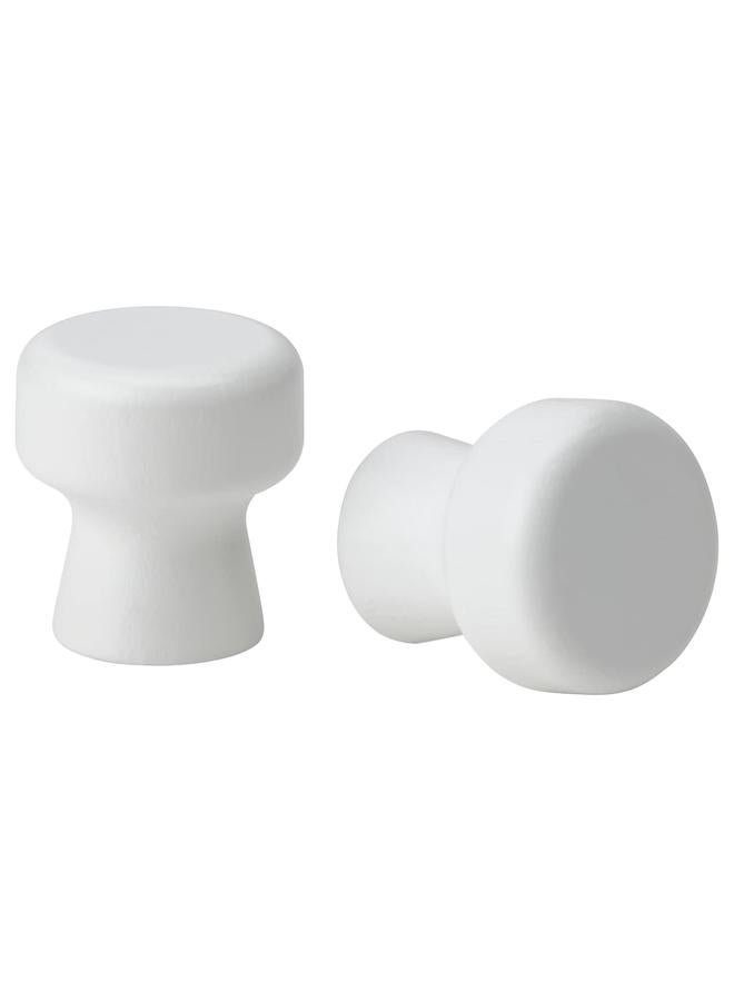 زبون مقبض، أبيض، 27 مم - Image 1