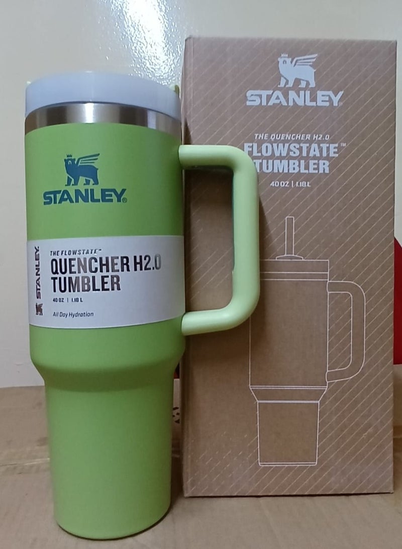 Stanley Quencher H2.0 FlowStatlVacuum Insulated Tumbler with Lid and Straw for Water, Iced Tea or Coffee, Smoothie and More, 40Ounce Stainless Steel - Image 4
