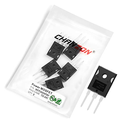 Chanzon IRFP260NPBF TO-247 NMOS MOS N-Channel Power MOSFET Transistor, High Dissipation and Current (Pack of 5pcs) - Image 1