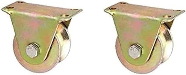 AQ AQSON عجلات مسار على شكل U من AQSON - 2 قطعة رولر بوابة منزلقة للتشغيل السلس والهادئ - Image 1