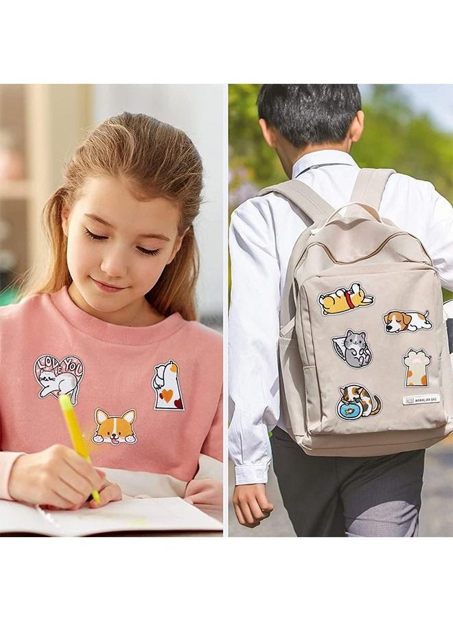 Unique - 23 Pieces Iron on Patches for Clothing, Cute Dog & Paw Embroidered Appliqués Stickers, Sew On Patches for Jacket, Jeans, Clothes, Backpacks, Hats, Shoes (23 Dog Patches) - Image 1