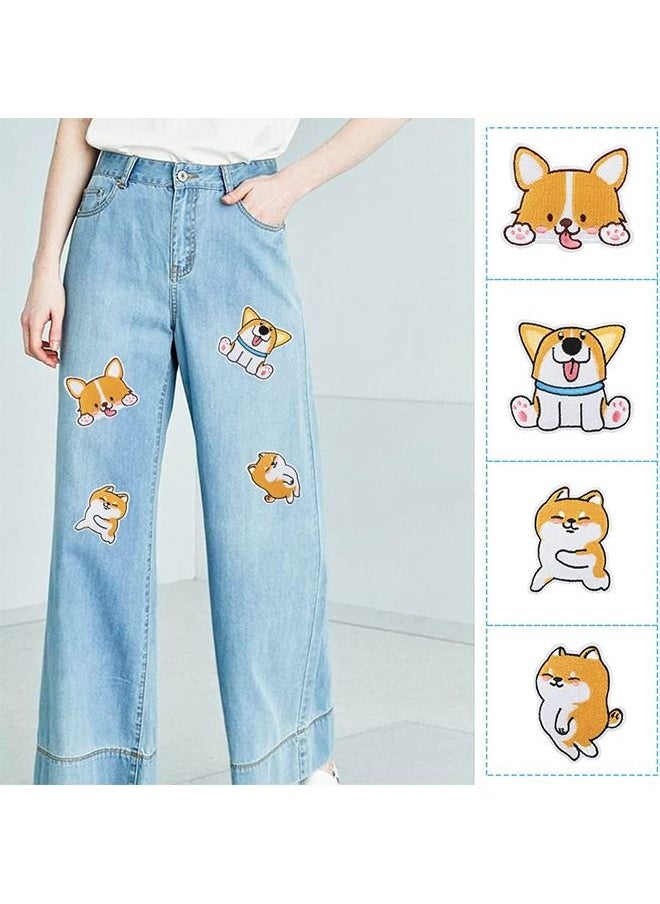 Unique - 23 Pieces Iron on Patches for Clothing, Cute Dog & Paw Embroidered Appliqués Stickers, Sew On Patches for Jacket, Jeans, Clothes, Backpacks, Hats, Shoes (23 Dog Patches) - Image 1