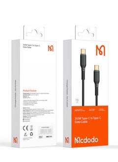 مكدودو Mcdodo CA-331 كابل الهاتف المحمول من النوع C إلى النوع C شحن سريع للغاية 240 وات  - Image 1