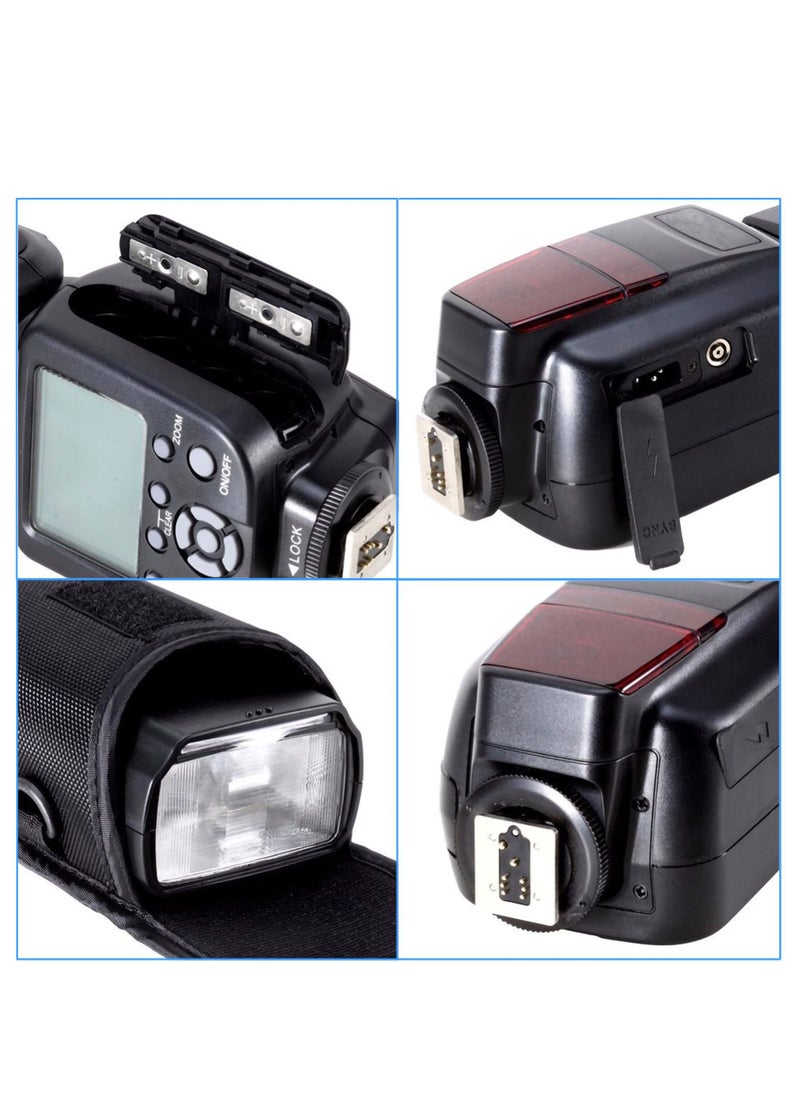 Coopic COOPIC CF600EX LCD Display Flash wireless 1/8000S HSS GN58 5500K Master TTL Flash Speedlite Compatible with all CANON NIKON Cameras  - Image 2