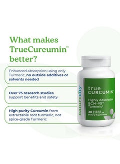 NatureCity True-Curcumin Turmeric Supplement | Non-GMO Tumeric and Curcumin 500mg Curcuma Capsules Vitamin Supplements | Up to 700% Increase in Absorption (60 Day Supply) | Supports Joints - pzsku/ZD86EEE3546FF72F199DCZ/45/_/1739883263/5c3d0b68-3059-4529-a45c-667f259d63b6