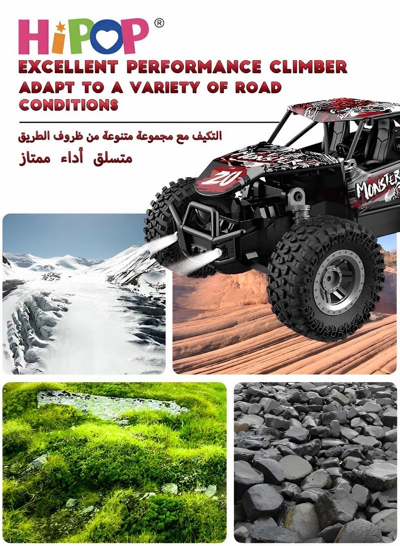 HIPOP Off Road Remote Control Car, High Speed RC Cars, All Terrain, 2.4Ghz Radio Controller, RC Trucks - Image 3