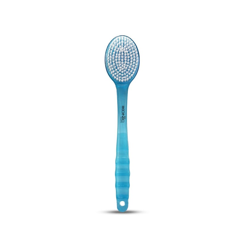 Ikonic Premium Shower Bath Brush IKB705C with Long Ergonomic Handle Soft Bristles for Gentle Exfoliation Deep Cleansing Skin Massage Improved Circulation - Image 1
