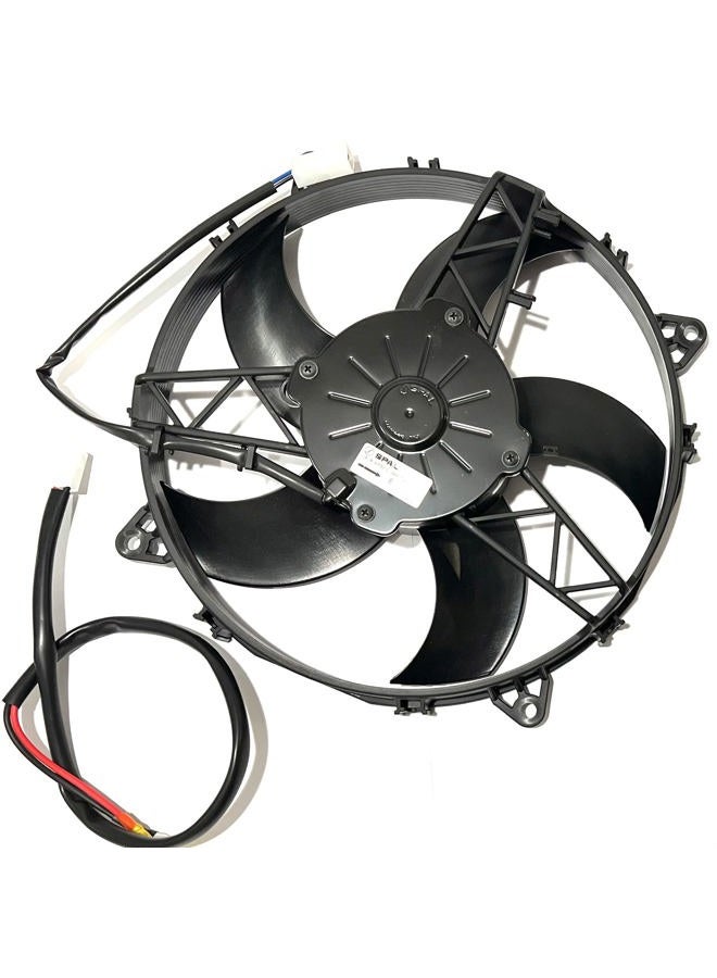 SPAL 30101512 11" Puller Radiator Condenser Fan 12 Volt High Performance Curved Blade 1233 cfm VA26-AP50/C-44A & Spal FRPT Harness - Image 2