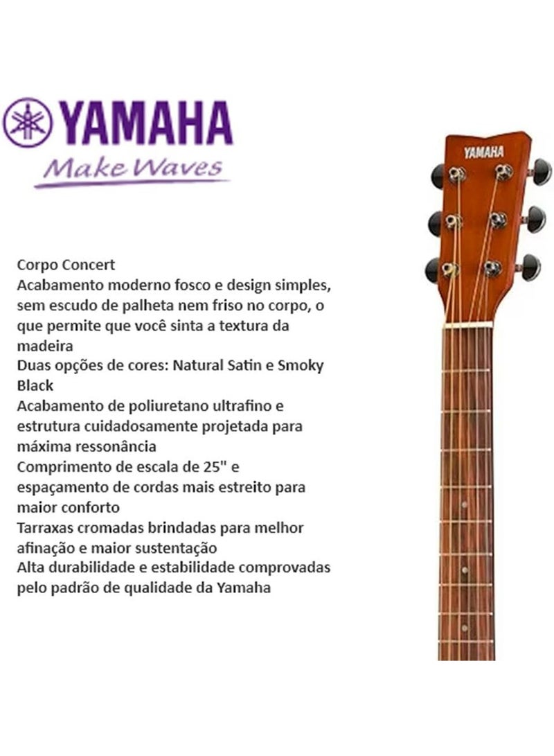 YAMAHA جيتار ياماها F400 الصوتي - ساتان طبيعي - Image 4