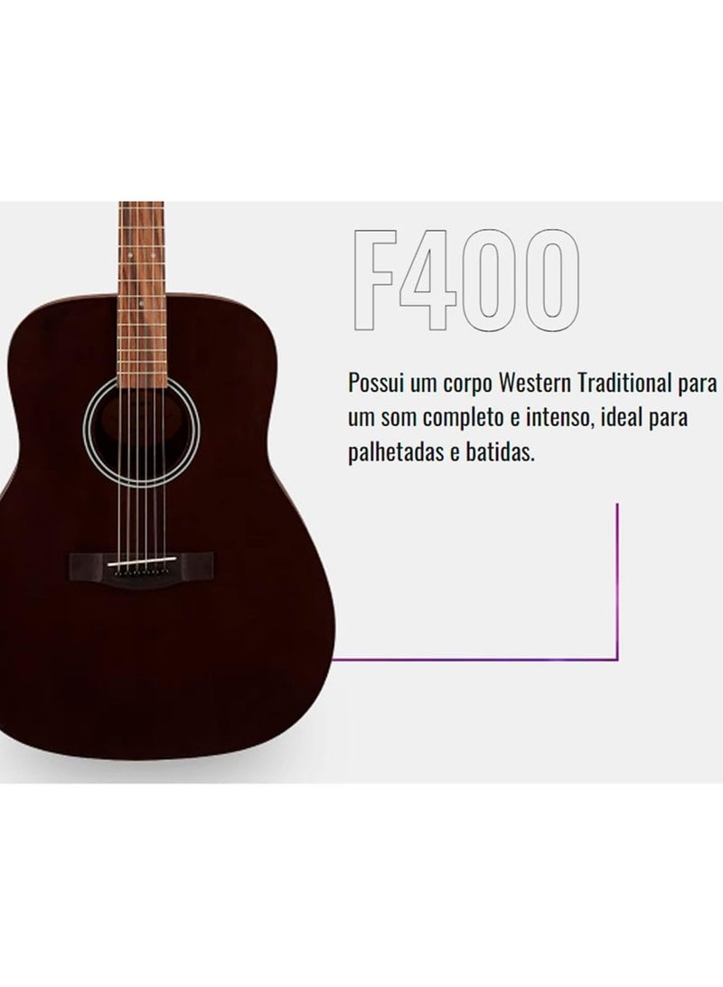 YAMAHA جيتار ياماها F400 الصوتي - ساتان طبيعي - Image 5