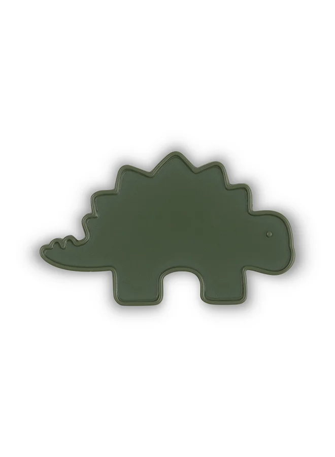 Citron Set of 3 Slim Ice Packs For Kids With Non Toxic Gel - Dino Green