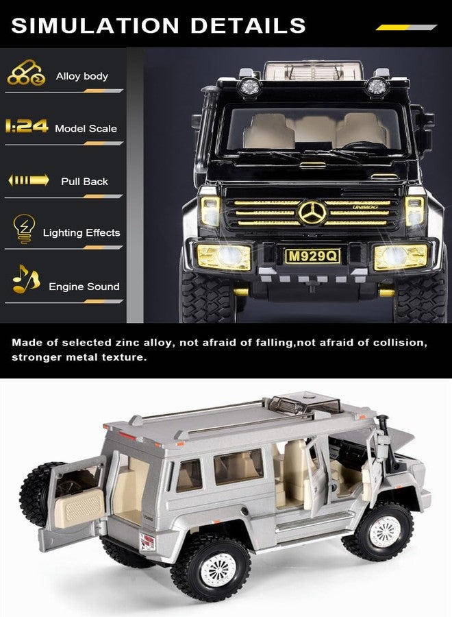 Magicwand® 1:24 Scale Die-Cast Merrc U5000 Monster with 6 Openable Doors Working Headlights & Tail Lights【Pack of 1】【Colors as Per Stock】 - Image 3