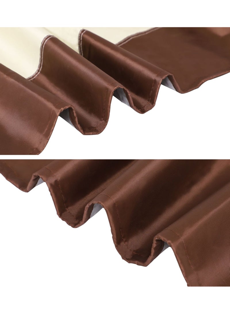 Generic Patio Furniture Cover, Outdoor Table Set, Sectional Sofa Cover, Patio Chair Covers，UV Resistant, Waterproof for Outside Furniture Brown - Image 3
