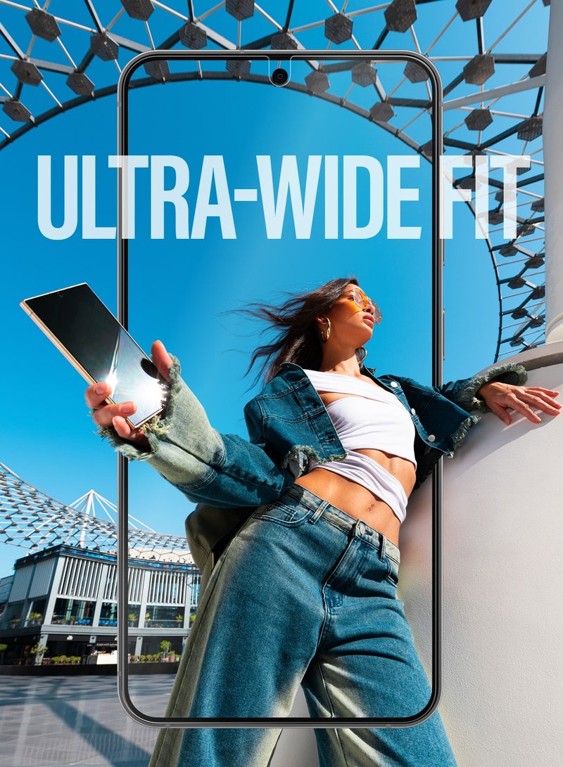 PanzerGlass حماية شاشة بانزر جلاس لجهاز سامسونج جالاكسي S25 بلس زجاج مقسى، مقاومة عالية للخدوش، زجاج معاد تدويره بنسبة 60%، واقي شاشة S25 بلس، مضاد للخدوش، بدون غبار، بدون فقاعات - Image 2