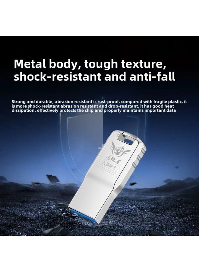 Whistle Car Music USB Flash Disk High Sound Quality Lossless Popular TikTok Popular Songs Generation Car USB Flash Disk-Color:Whistle + U6 Packaging-Capacity:64gb [no Content]  - Image 4