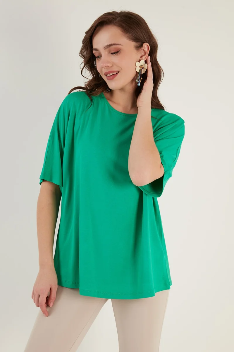 Lela Crew Neck Oversize Blouse Women's Blouse 5864528