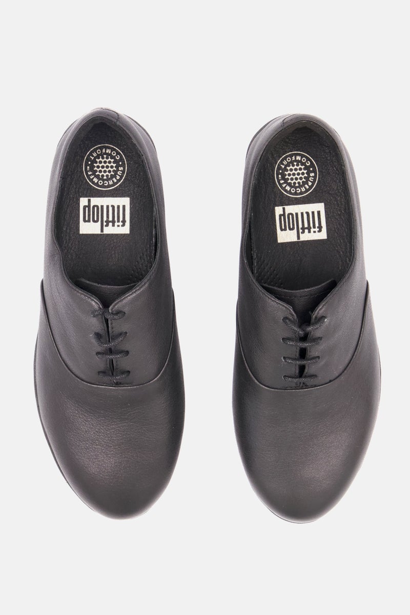 FitFlop Women Classic Tassel Superoxford Lace Up Casual Shoe, Black  - Image 4