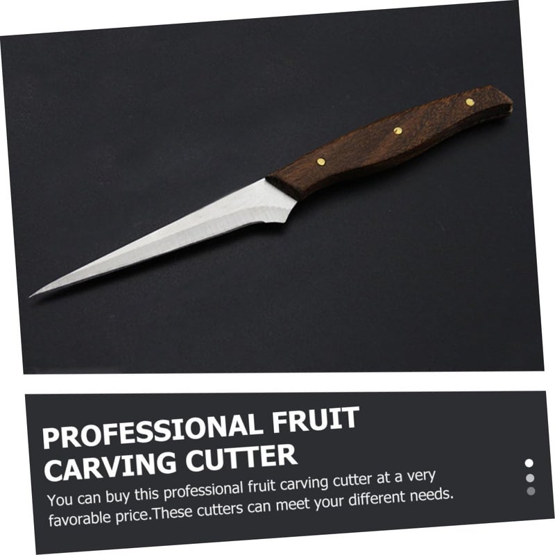 Stainless Steel Fruit Vegetable Carving Knife Set Kitchen Tool Platter Decoration - Image 4
