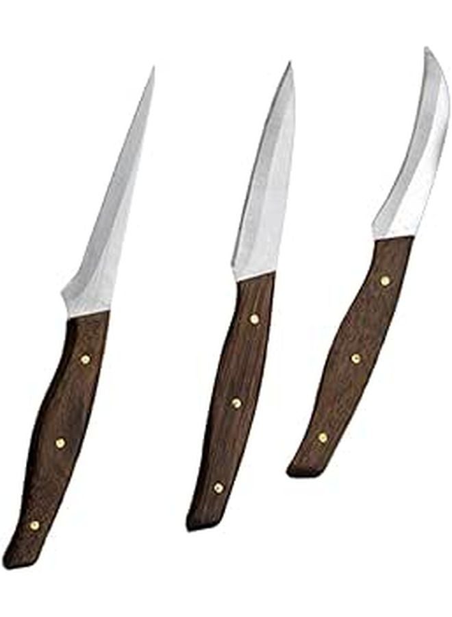 Stainless Steel Fruit Vegetable Carving Knife Set Kitchen Tool Platter Decoration - Image 1