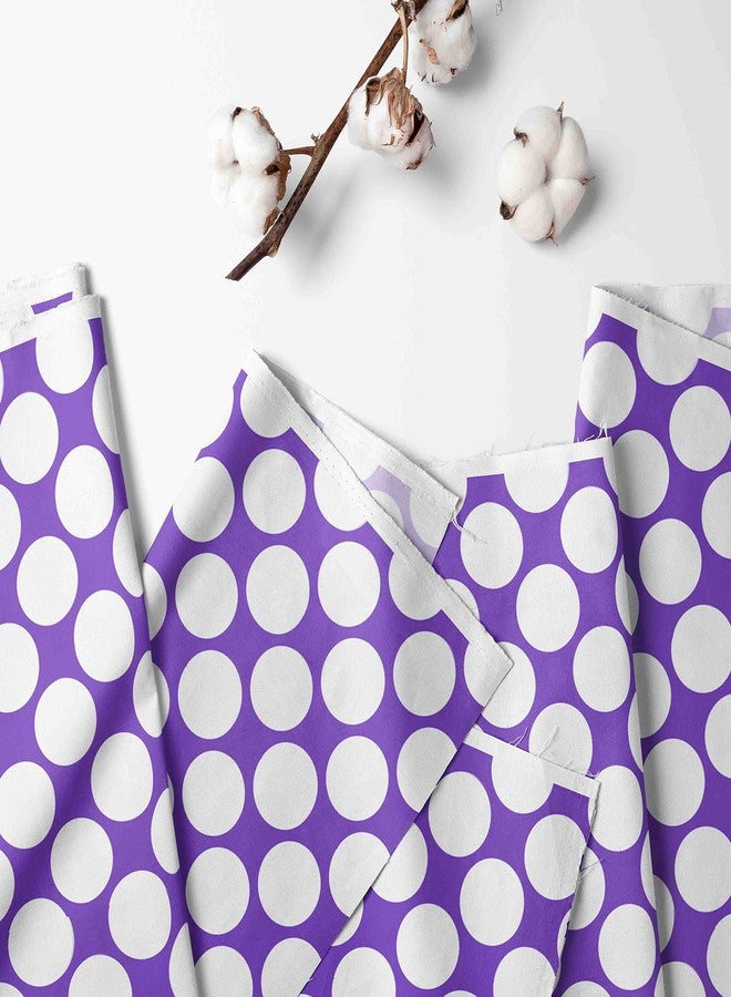 Bacati Large Dots Fabric Memory/Memo Photo Bulletin Board, Purple - Image 2