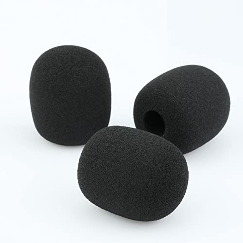 LEFXMOPHY Pop Filter Replacement for SteelSeries Arctis 1 3 5 7 7X 7P 9X Pro Gaming Headset Mic Foam Cover, 3-Pack Windscreen - Image 5