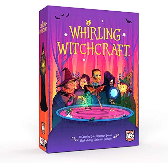 AEG Alderac Entertainment Group  Whirling Witchcraft Board Game Resource Generation Game Overload Your Opponents with Potion Ingredients Ages 14 25 Players 1530 Min - Image 2