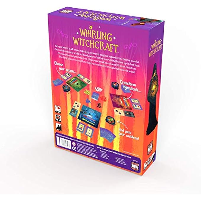 AEG Alderac Entertainment Group  Whirling Witchcraft Board Game Resource Generation Game Overload Your Opponents with Potion Ingredients Ages 14 25 Players 1530 Min - Image 5