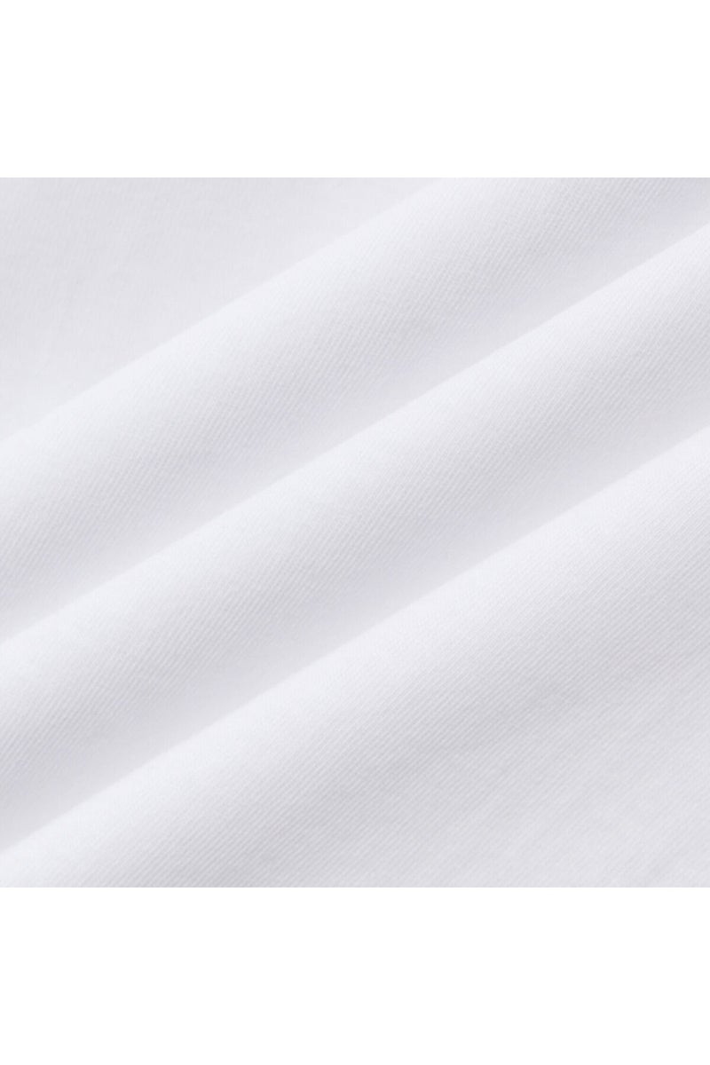 جيوردانو تيشيرت رجالي أبيض بياقة دائرية - Image 5