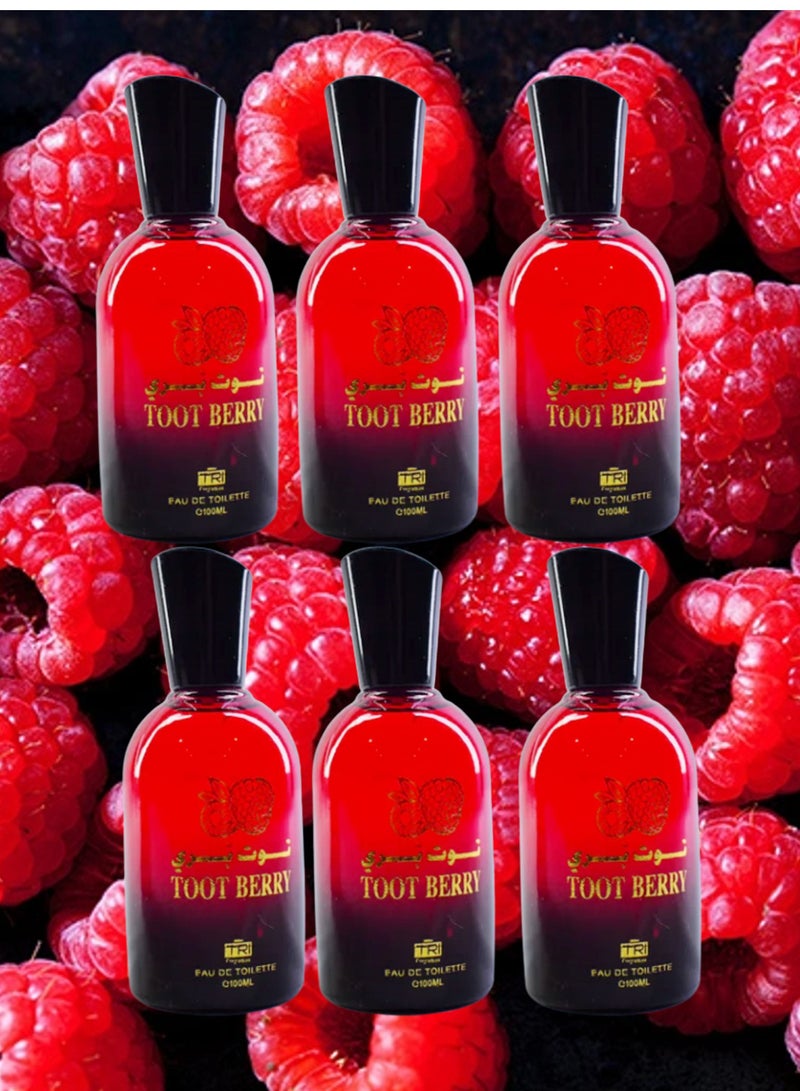 تي أر آي 6 قطع عطر توت بري 100 مل EDT - Image 1
